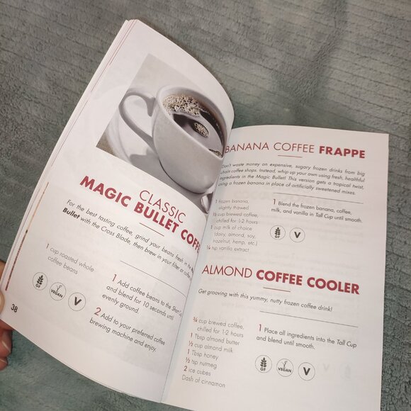 10 Second Recipes Magic Bullet Coffee Appetizers Dips Drinks Smoothies - Picture 8 of 14